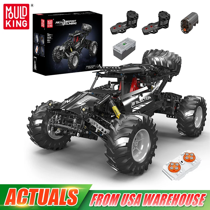 

Mould King 18038 Technical Car Toys The Remote Control Buggy Off-road Racing Car Building Block Assembly Car Brick Kids Gift