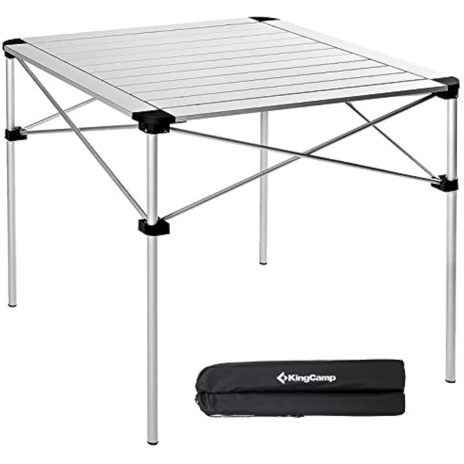 

Kc3961_Silver Camping Table, 27.5×27.5×27.1