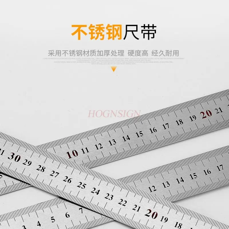 1pcs Stainless steel square ruler, thickened corner ruler, woodworking square ruler, L-shaped corner ruler, curved ruler