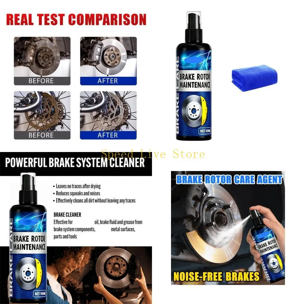 547C Advanced Fast Acting 50Ml Brake Disc Cleaner Stops Noises And Protects Surfaces