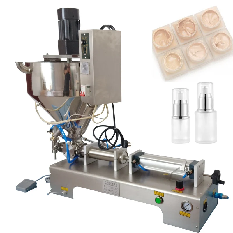 Paste Filling Machine Anti Drip Precise Filling Machine Double Head Pneumatic Filling Machine
