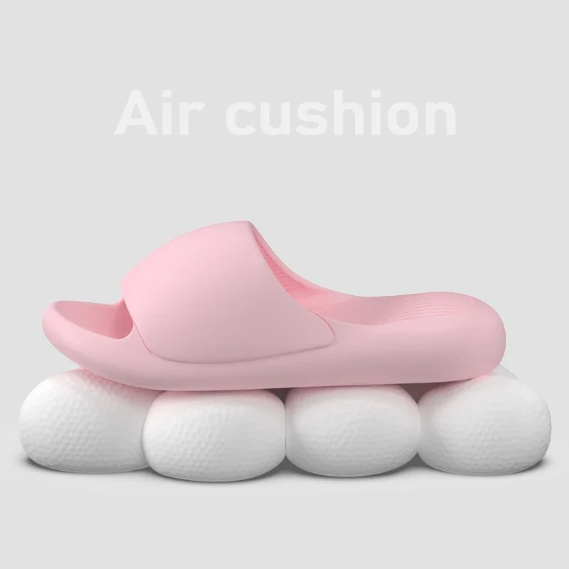 Women Man Summer Soft Shoes Cloud Slippers Indoor Mute Bathroom Anti-slip Slide Eva Beach Flip Flops Leisure Sandals Slippers