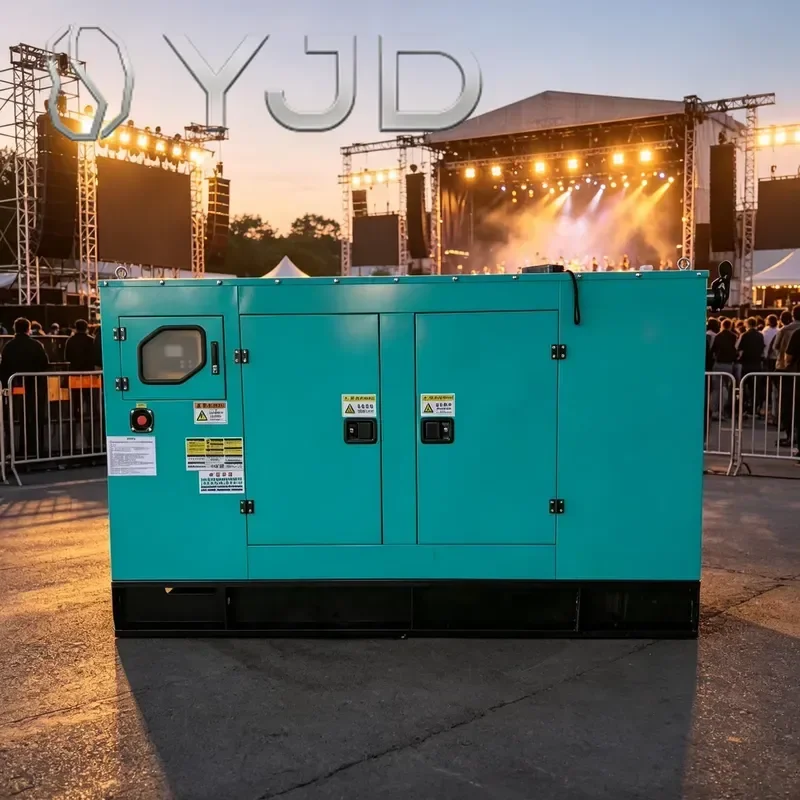 YJD Prime Power 60-250kW High Power 50/60Hz 200A Weatherproof Silent Diesel Generator with ATS Outdoor Standby Power Unit
