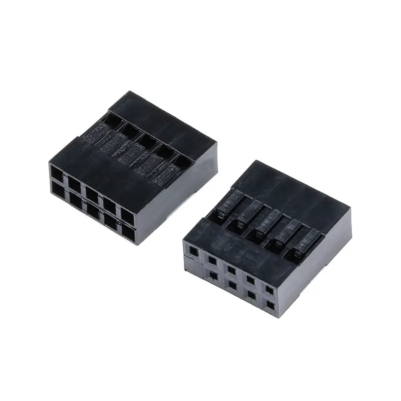 20PCS 2/3/4/5/6/7/8/9/10/11/12/13/15/16/20P DuPont 2.54 Pitch 2.54MM Plastic Shell Double Connector