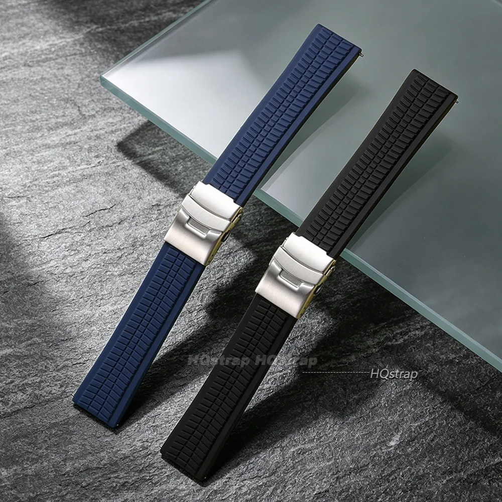 Silicone Watch Band 20mm 22mm 24mm Universal Bracelet for Seiko for Rolex Strap Quick Release Sport Waterproof Soft Wristbelt