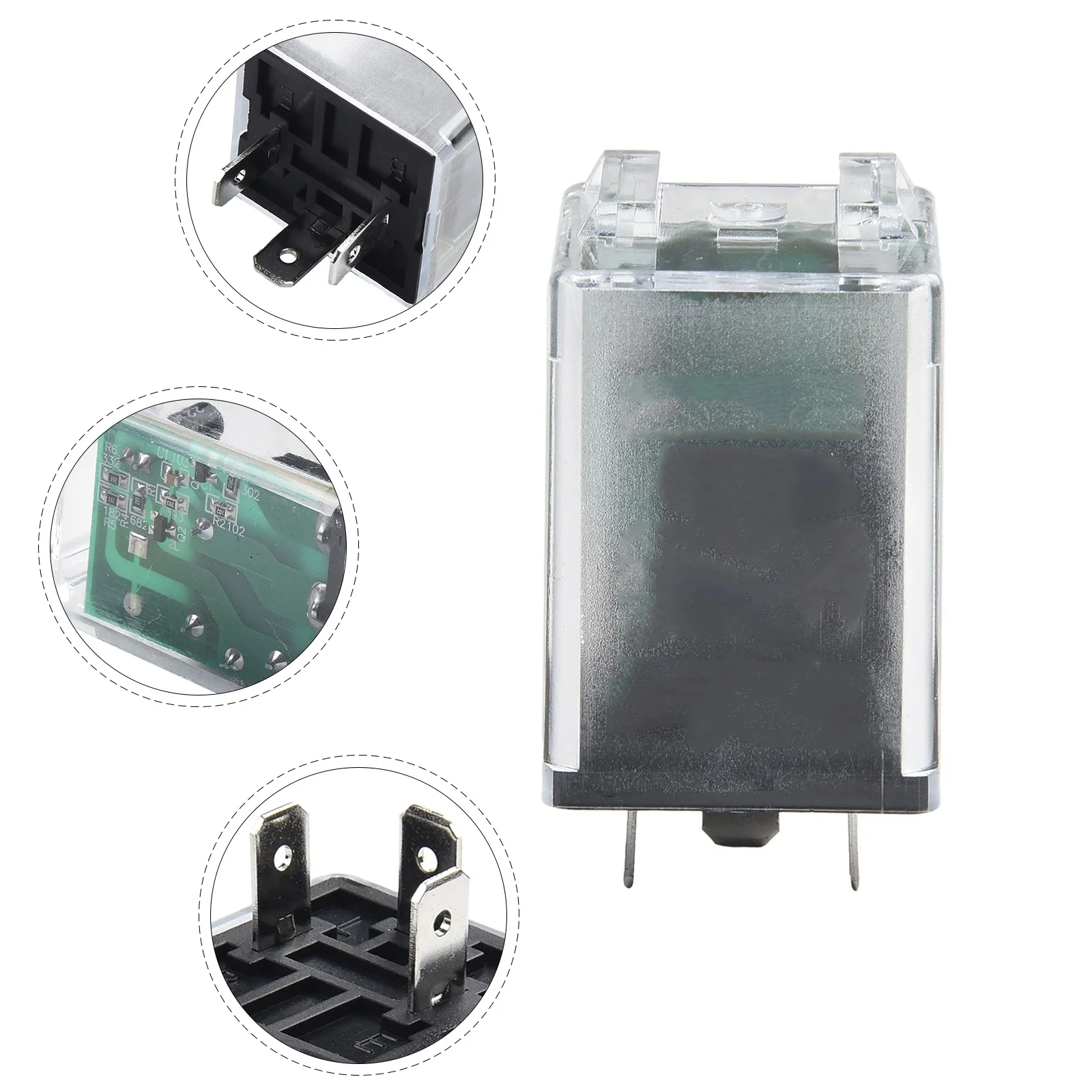 DC 24V 3Pin LED Flasher Relay Unit For Car Turn Signal Indicator Flasher Relay U-niversal Flasher Car Accessories