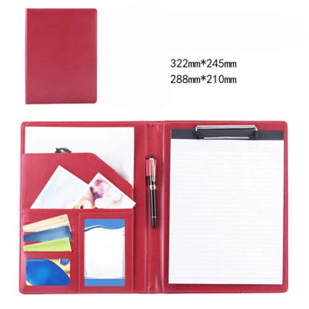 Picture 3: Premium A4 File Folder Organizer for Office Study Document Management Portable Presentation Folder School Business Notes