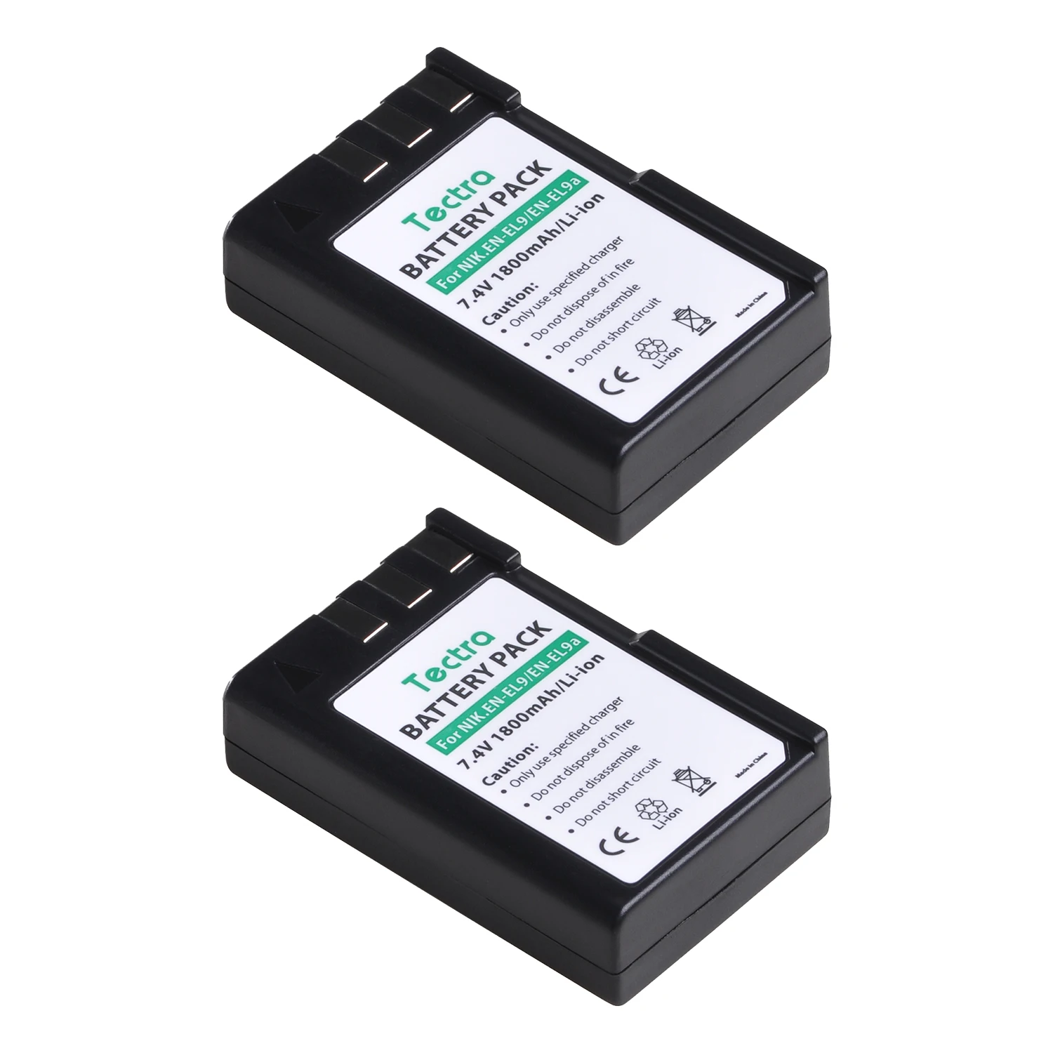 1800mAh EN-EL9 EN-EL9A Batteries + LED Dual Charger for Nikon D40 D40X D60 D3000 D5000 Digital Camera