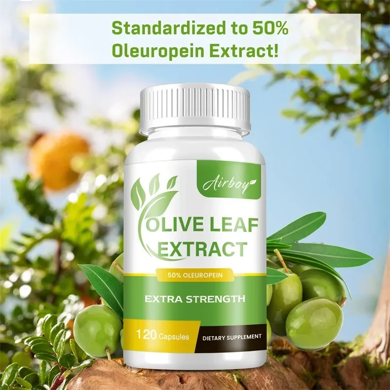 

Olive Leaf Extract - Antioxidant, Immune-enhancing, Heart Health Supplement
