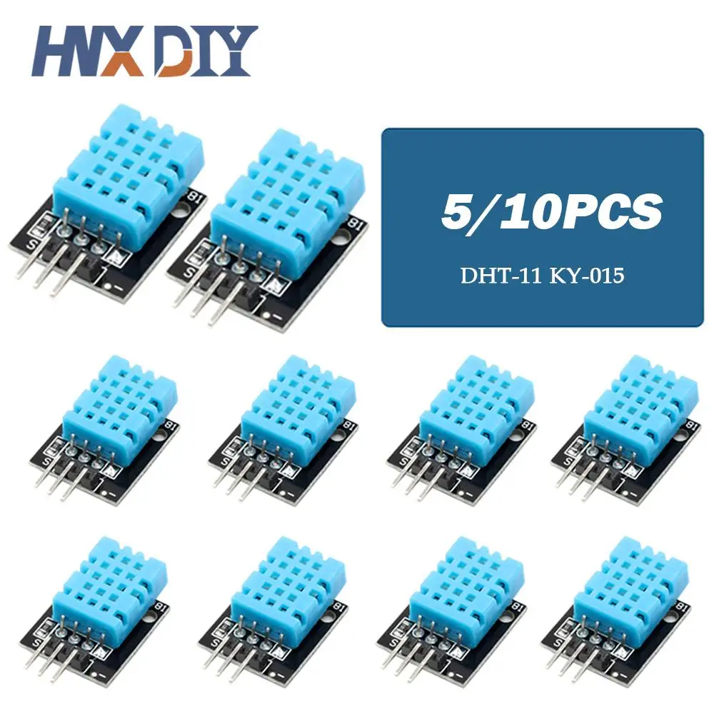 

5/10PCS Smart 3pin KY-015 DHT-11 DHT11 Digital Temperature And Relative Humidity Sensor Module + PCB for Arduino DIY Starter Kit