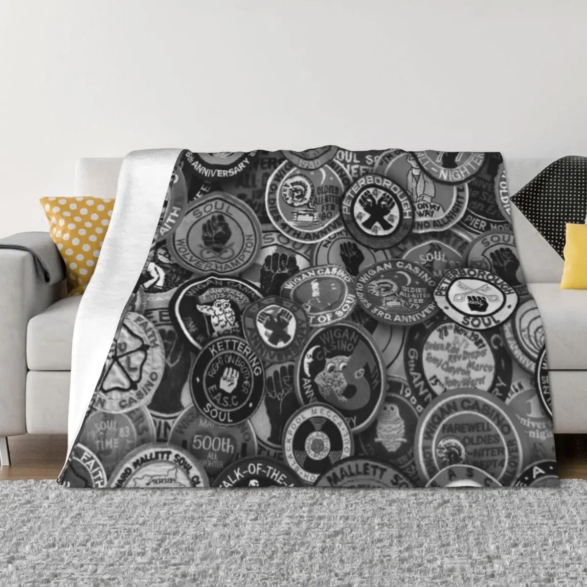 

northern soul memories Throw Blanket Blankets Sofas Of Decoration warm winter Comforter for babies Blankets