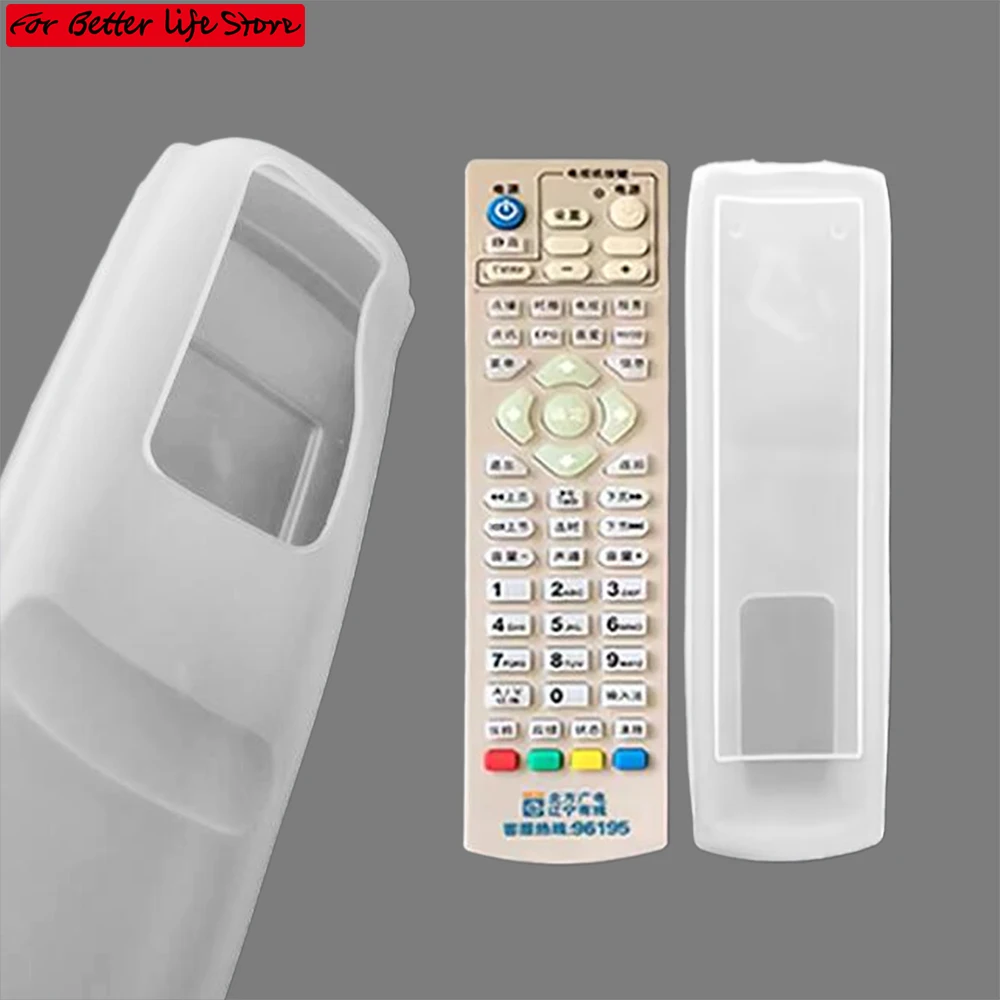 1 piece of 9 remote control cover types of dust-proof storage bag portable silicone air conditioning control box TV