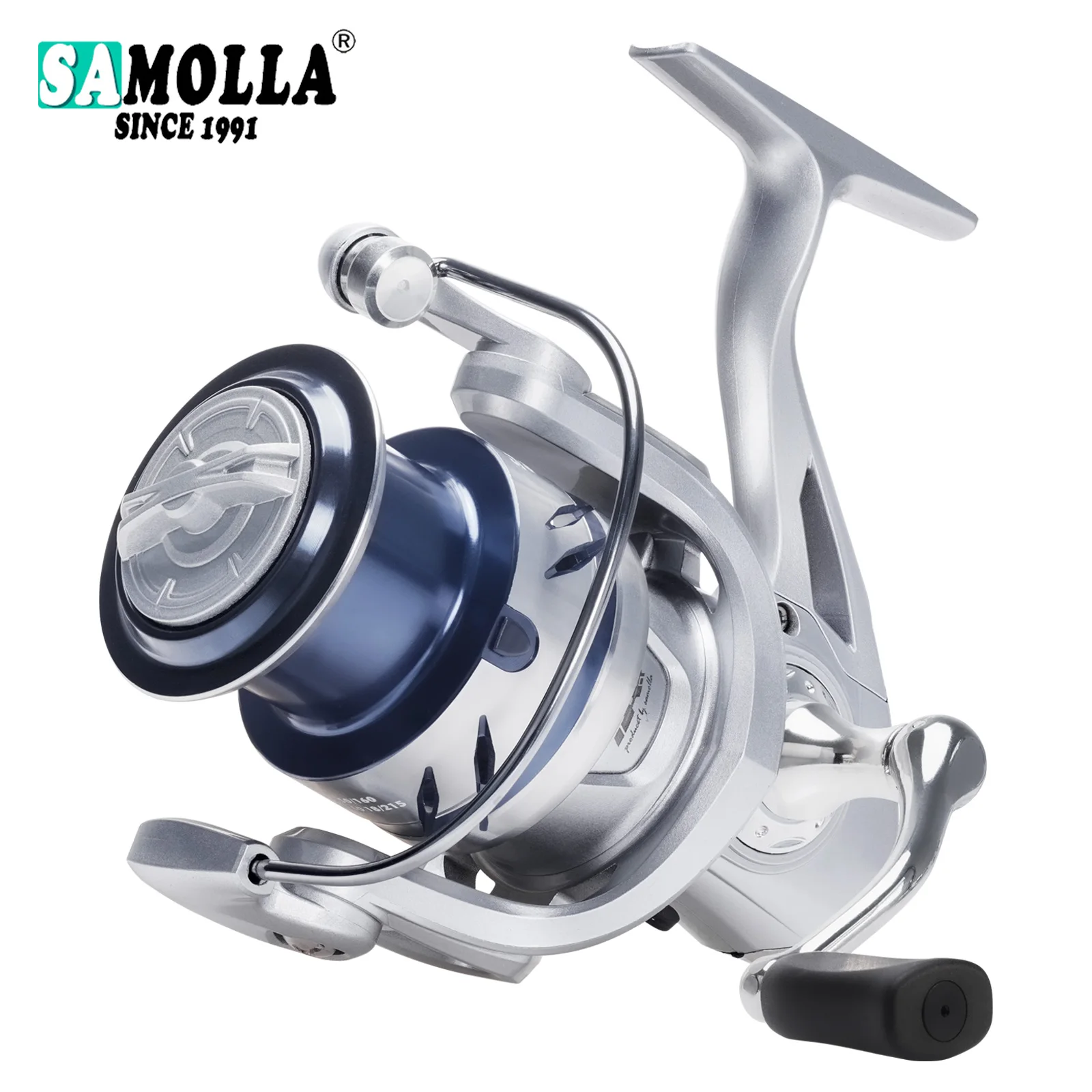 

SAMOLLA Fishing Reel Spinning Reels 1000-7000 6+1BB 5.2:1 Max Drag 12KG Saltwater Water-Proof Reels