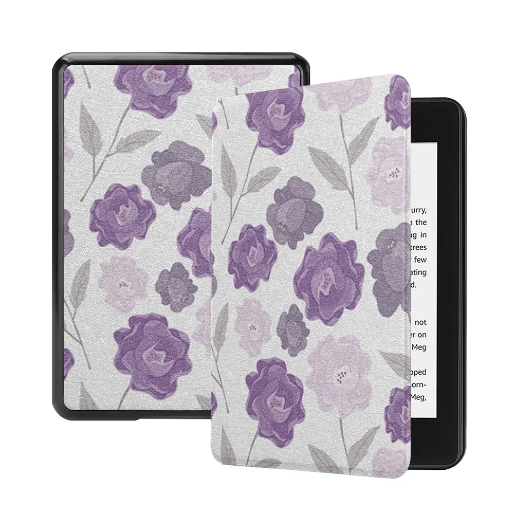 Kindle Fall Paper white 1. 2. 3. 4. 5. ein Bildschirm voller Blumen 2022Kindle 11. 10. 9. Generation Oase 2 3 Funda