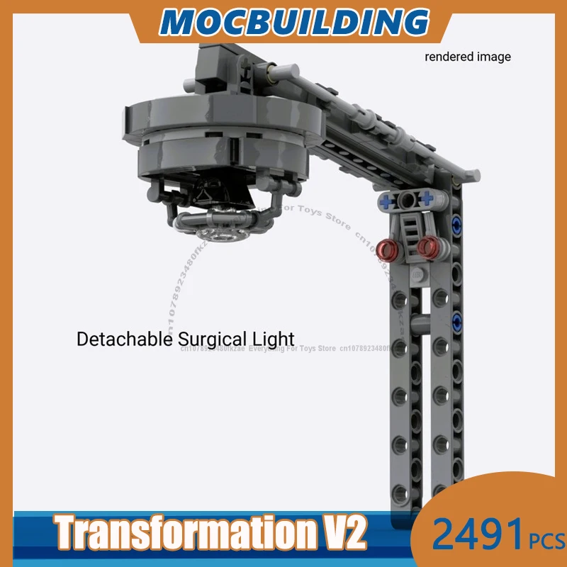 Transformation V2 Model MOC Building Blocks DIY Assemble Bricks Collection Space Architecture Display Toys Xmas Gifts 2491PCS