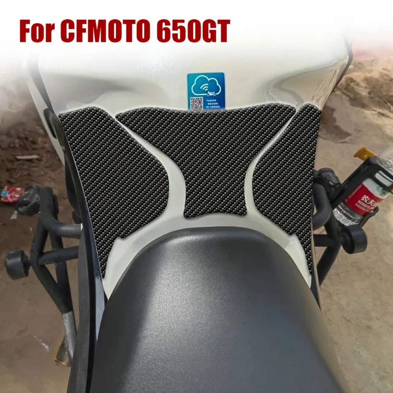 

Motorcycle Fuel Tank Stickers Anti-Slip Side Sticker Accessories Side Protective Pad for CFMOTO 650GT