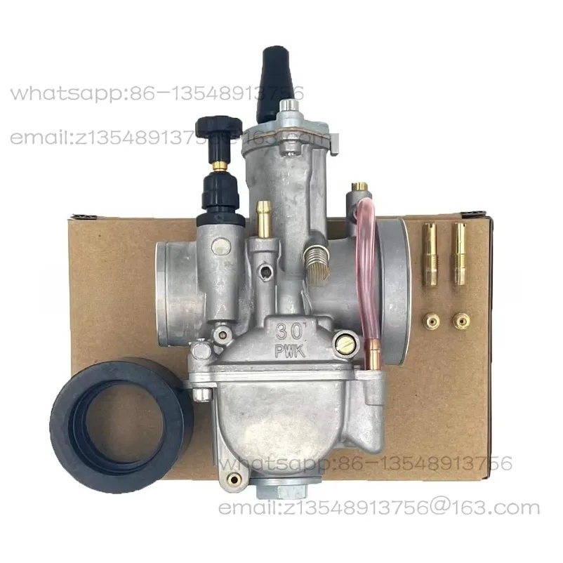 Off-Road Motorcycle Modified Carburetor PWK21 24 26 28 30 32 34mm KR150 Sandblasted