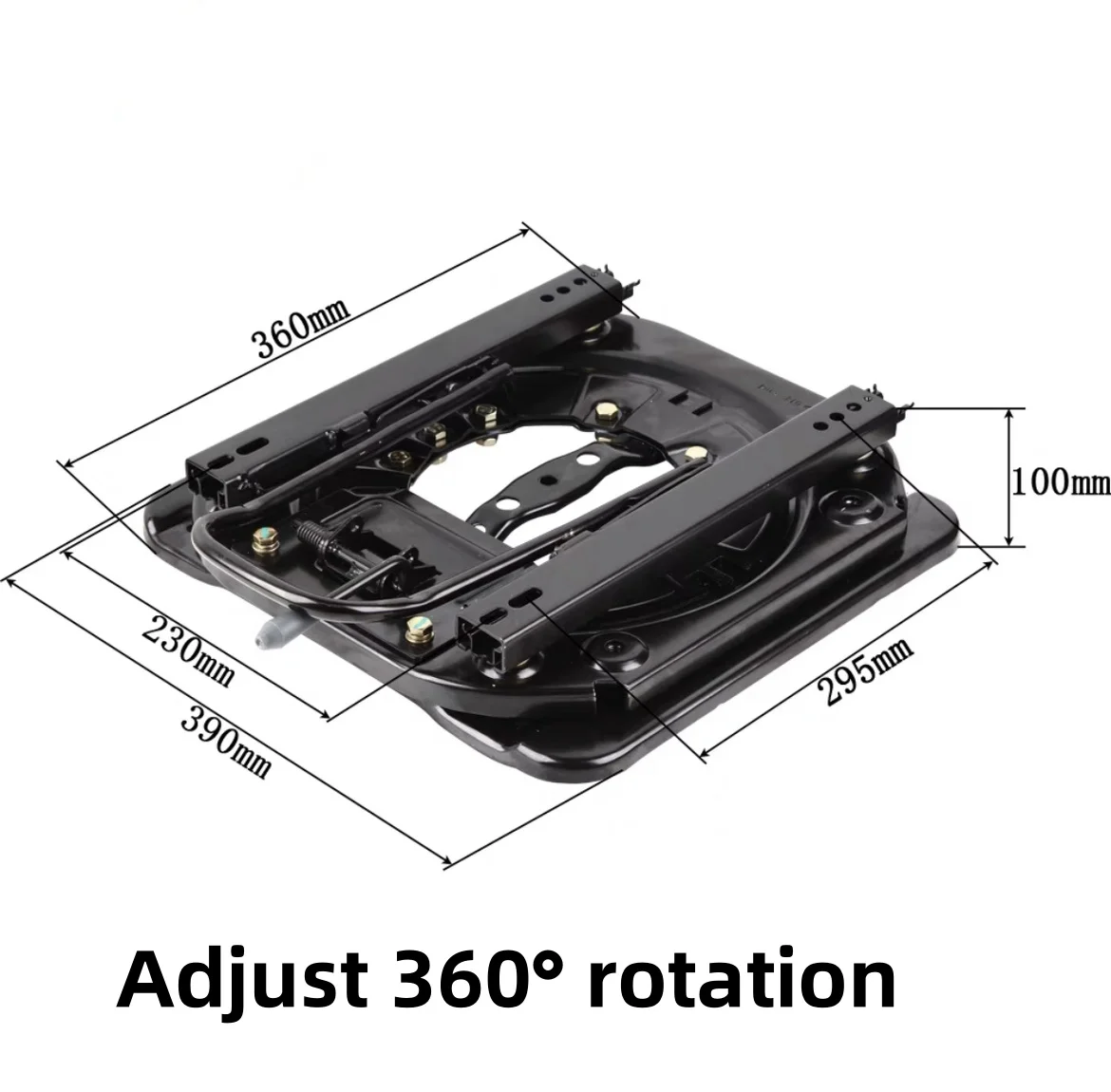 Suitable for car seat 360-degree rotating chassis modification Iveco Hongguang Lingzhi middle row seat turntable accessories