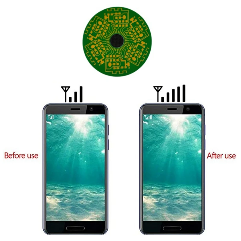 1PCS Signal Enhancement Stickers Network Signal Booster Cell Phone Signal Booster Portable Camping Tools