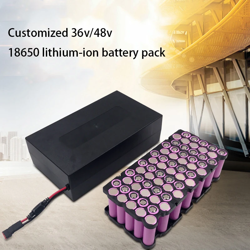 Waterproof 13S5P 48v 13ah 18650 Li Ion Battery Pack Sodium Lithium Ion Batteries Feuerwerk Skateboard Electric Scooter Battery