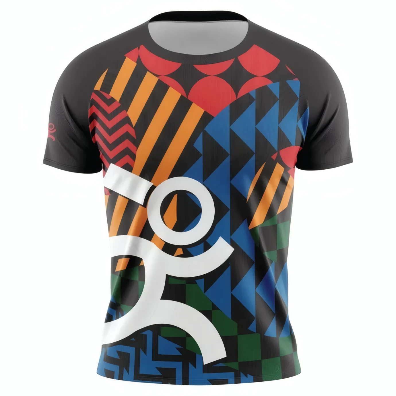 

Simple and fashionable running t-shirts, summer casual outdoor fitness 3D printed men's and women's sports T-shirts, loose round