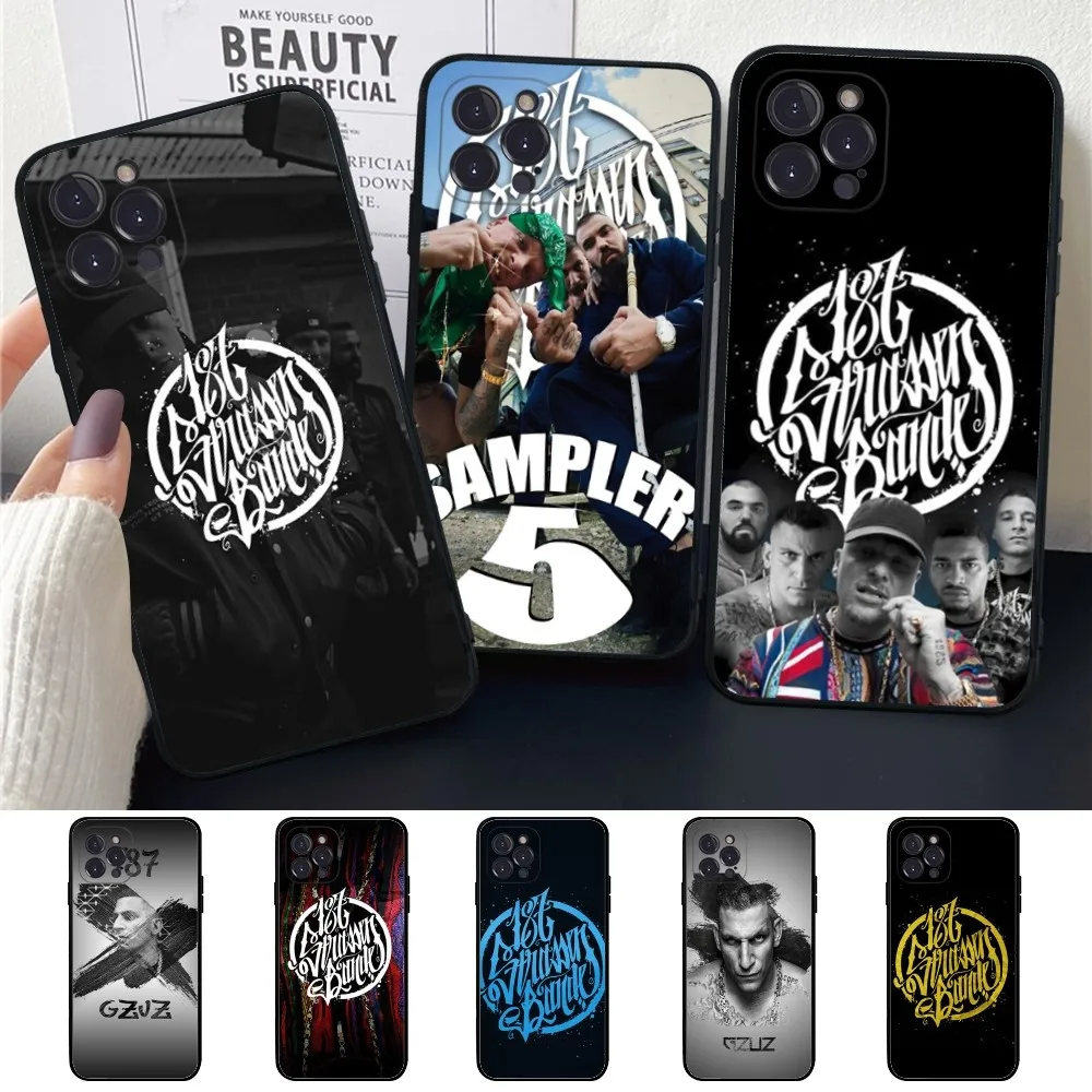 187 Strassenbande Music Phone Case Silicone Soft for iphone 16 15 14 13 12 11 Pro Mini XS MAX Plus X Cover