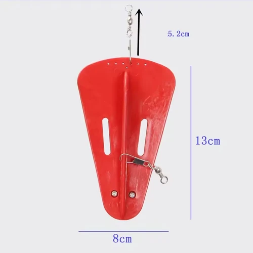 Imagen 2 del producto 106g 146g herramienta de curricán Plan pesca tablero de buceo cebo Artificial herramienta de pesca de curricán tablero de curricán de plástico profundo pesca en el mar