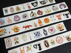 Vintage Lovely Animal Ceramics Matte PET Washi Tapes Craft Supplies DIY Scrapbooking Card Making Decorative Plan Sticker