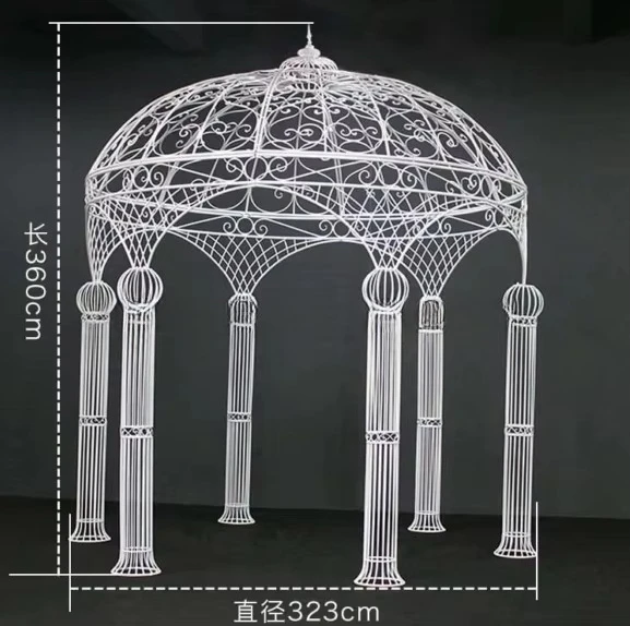 Wedding decoration column landscape pavilion canopy wedding arch white bracket