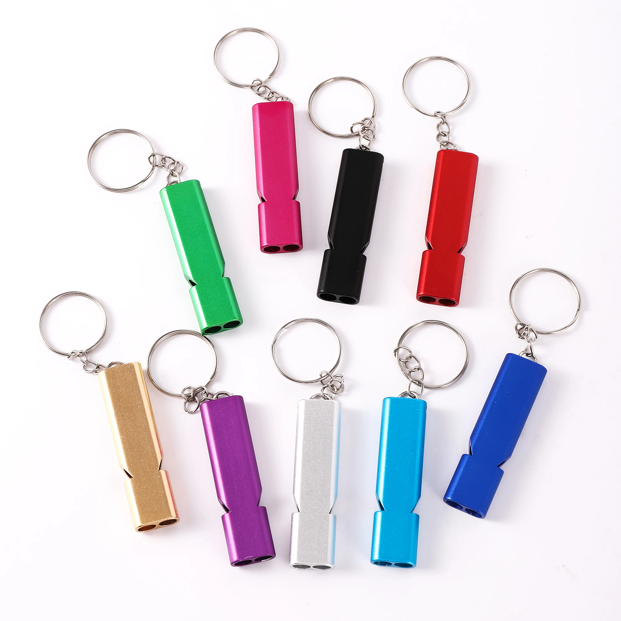 Customizable Bird Training Whistle Pigeon Parrot Training Bird Whistle Portable Metal High Decibel Outdoor Survival Whistle