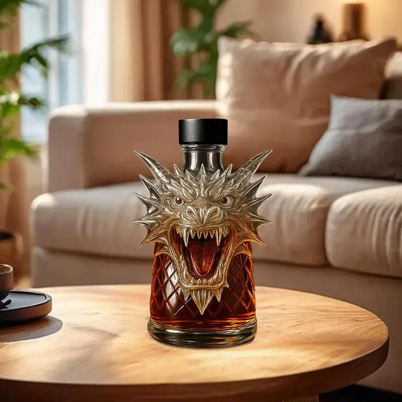 Whiskey Bottles Dragon Decanter Collectible Liquor Container Novelty For Home Tasting Red Wine Collector Bachelor Event Wedding