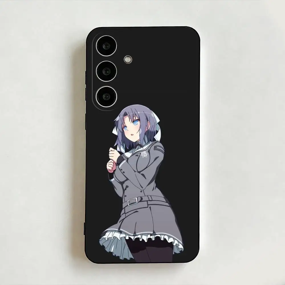 Funda de teléfono Senran Kagura Yumi para Samsung Galaxy A73,A72,A71,A70,A53,A52, funda negra ll