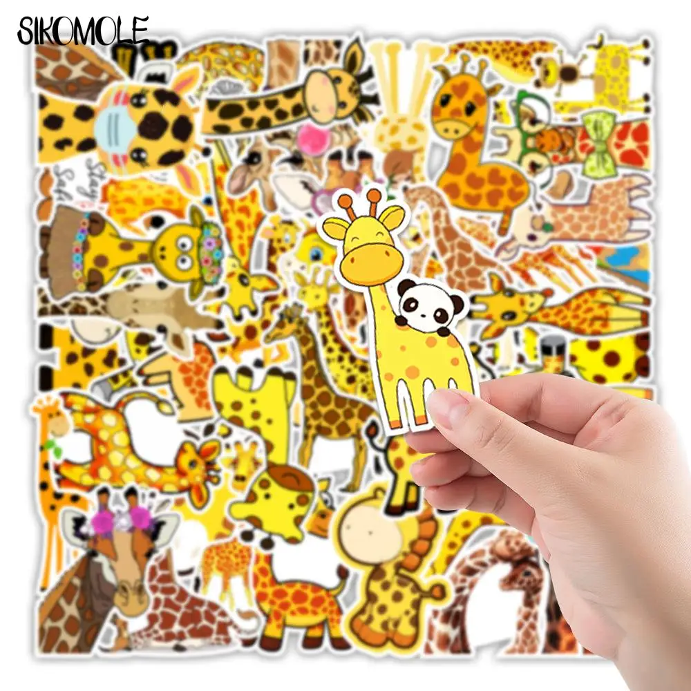 

10/30/50PCS Creative Cute Giraffe Cartoon Graffiti For Notebook Suitcase Hand Account Decoration Sticker Toy Sticker Decal F5