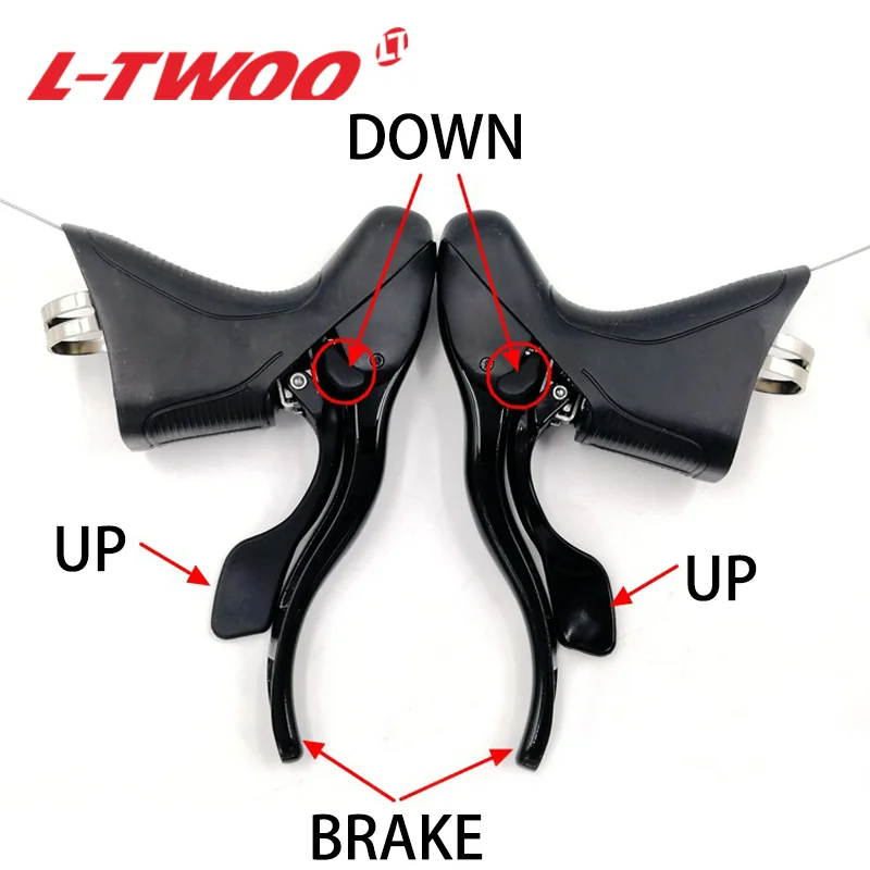 LTWOO R9 2x11 R7 2x10 R5 2x10 R3 2x8 R2 2x7 Speed Road Bike Shifters Lever Brake Road Bicycle Compatible For Derailleur