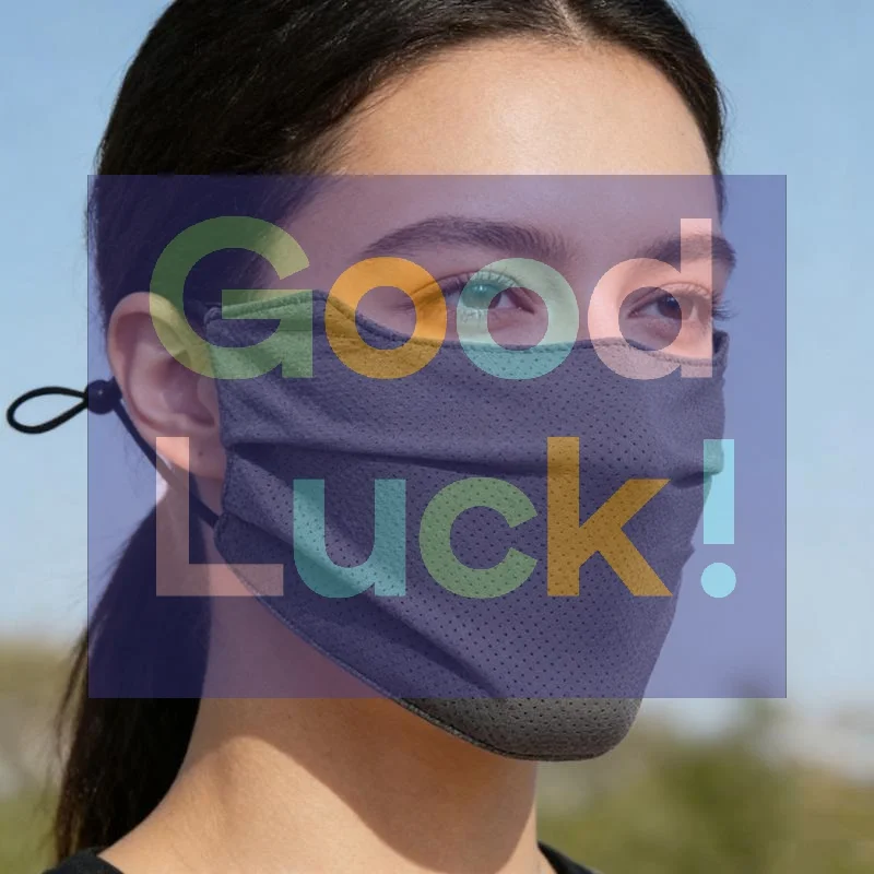 【WA】Breathable Mesh Face Flatter The Face Shape Adjustable Ear Loops Reusable Sun Protection Face Mask Motorcycle Exercise