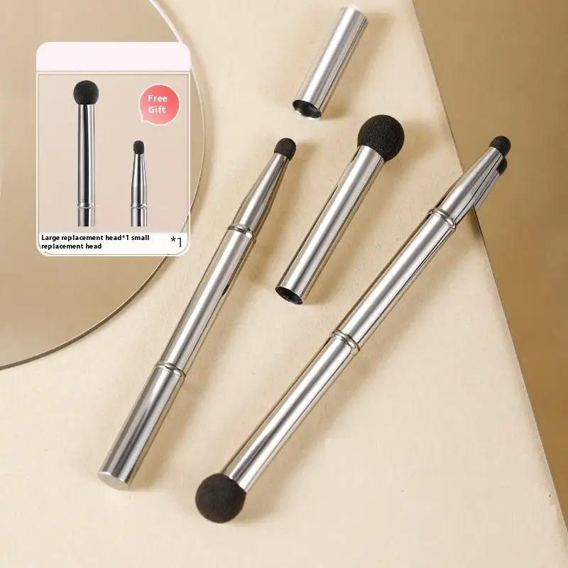 Ensemble de pinceaux de maquillage à Double extrémité, détachables, pour correcteur de Contour de voyage, fard à paupières, outils cosmétiques pour le visage
