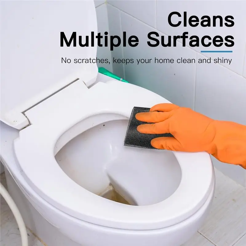 A69etoilet Cleaner, 45Pcs For Stain Removal Pads, Toilet Cleaning Screens, Scrubber For Hard Water Calcium Deposits