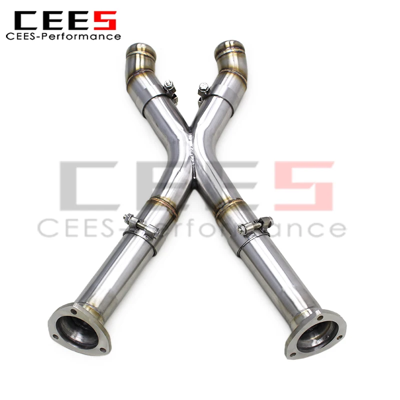 

Глушитель выхлопной трубы CEES X для Aston Martin DB9 Vantage Zagato Rapide 6.0 V12, спортивная передняя трубчатая выхлопная система автомобиля