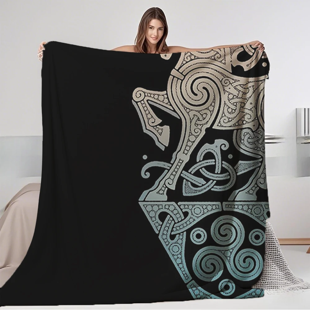 

Flannel Blankets Sleipnir Odinx27S Steed Contemporary Chic Design Bedspread Duvet Cover No-Shedding Blanket For Adults Dormitory