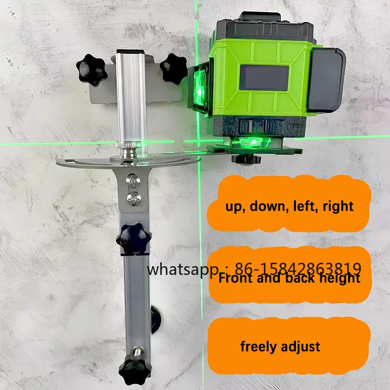 Leveler Wall Mounted Aluminum Alloy Bracket infrared Wall Mounted Tool Bricklaying Woodworking Ceiling Artifact