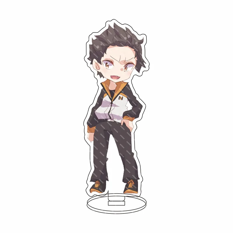 Anime Re Starting Life In Another World Acrylic Stand Model Plate Keychain Gift Figure Display Collection Badge Creative