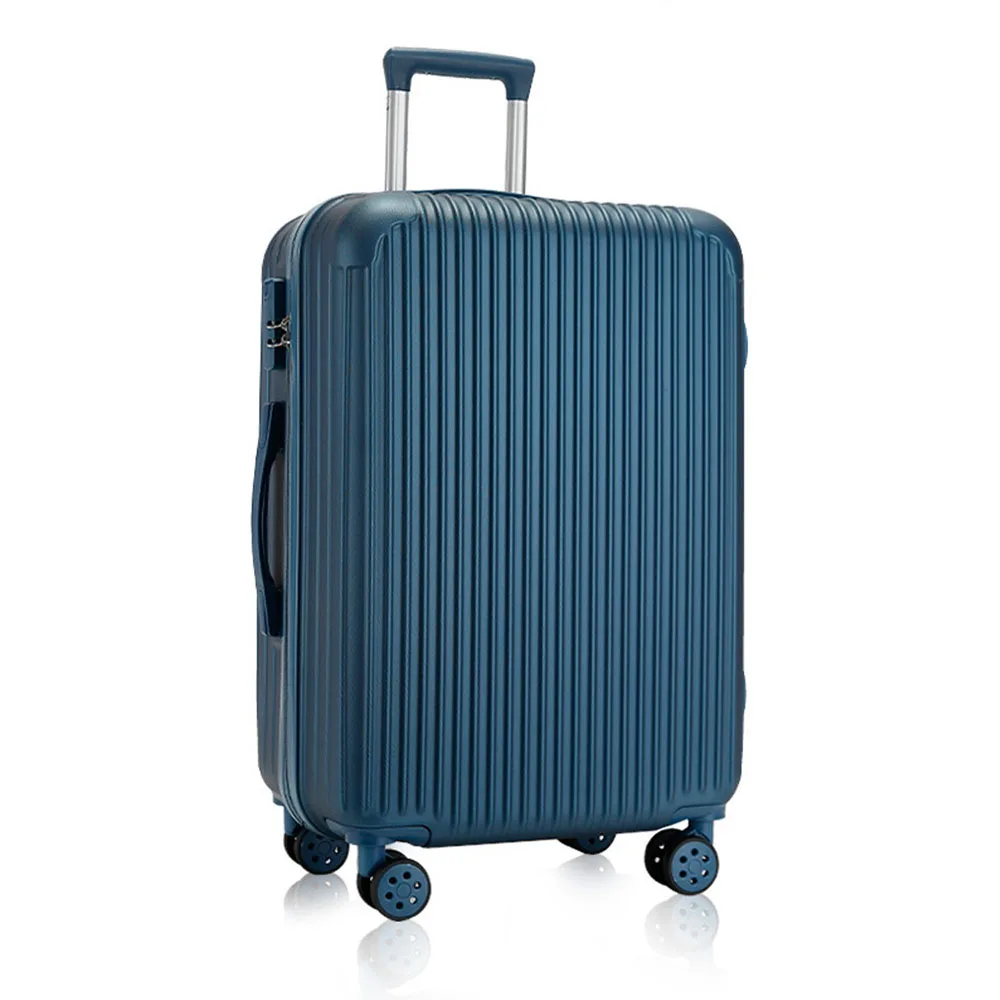 Spinner bleu foncé/rose/blanc, valise de voyage pour hommes/femmes, bagages de 20 pouces avec chariot, matériau Super compressant ABS + PC, nouvelle