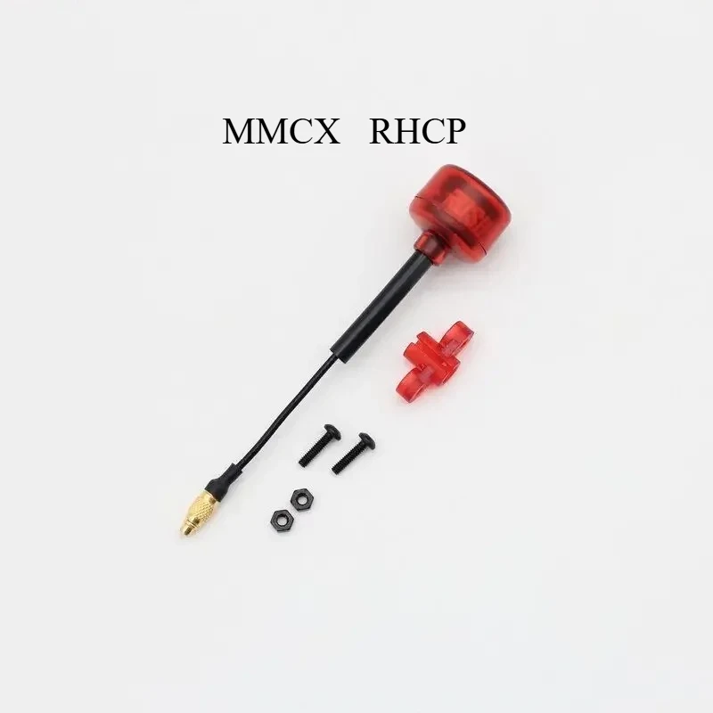 Antena Rush Cherry 5,8G SMA MMCX UFL RHCP adaptador de conector de antena de carreras de largo alcance para Dron de carreras de cuadricóptero FPV