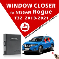 Car Auto Smart Window Closer Close For Nissan Rogue T32 2014-2021 Car Automatically 4 Door Window Closer Closing Open Kit