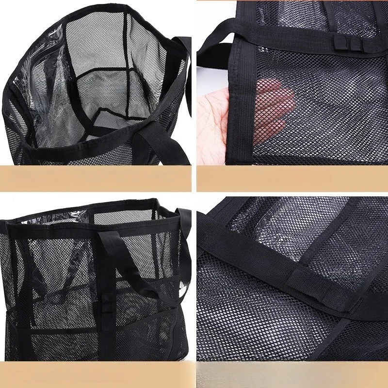 Beach bag toy storage bag large capacity swimming clothing small bag storage mesh bag