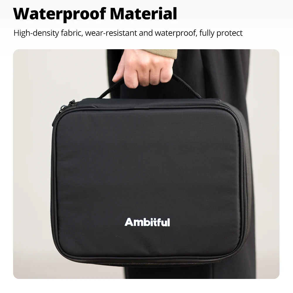 Ambitful Photography Storage Bag Multi-functional for Camera LED Light Drone