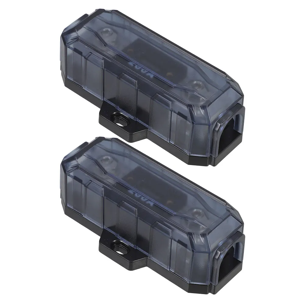 

2pcs Anl Fuse Holder 200A Car Audio Fuse Block Durable Zinc Alloy Reliable Power Distribution For Amplifier Sound System