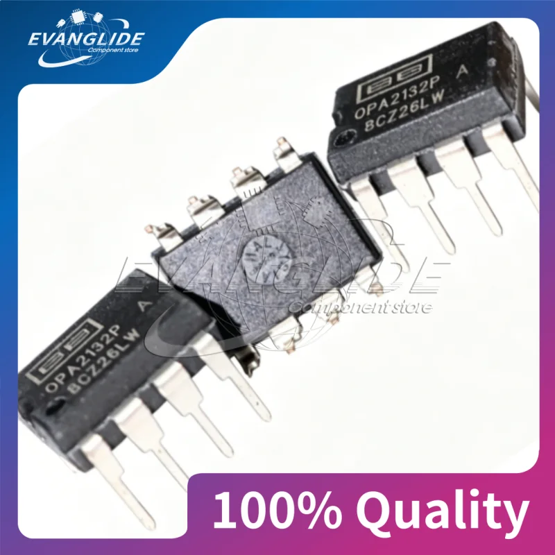 2 PCS/LOT OPA2132PA OPA2132 audio dual operational amplifier, imported, DIP-8 surface mount type