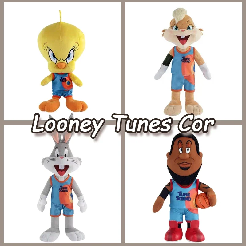 Looney Tunes Space Jam 2 James Bugs Bunny Lola Bunny Tweety Plush Toy Cute Cartoon Movie Figures Stuffed Doll Toys For Kids Gift