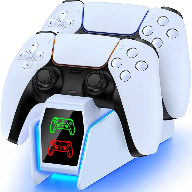 BEBONCOOL Voor PS5 Controller Oplader RGB Snel Laadstation Voor PlayStation5 Draadloze Game Controllers Oplaadstandaard Gamepad